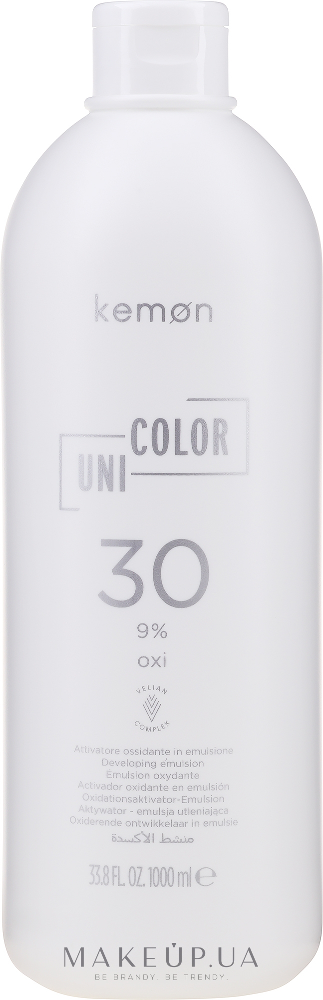 Окислювач універсальний для фарби 9% - Kemon Uni.Color Oxi — фото 1000ml