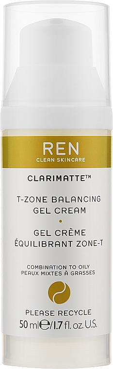 Балансинг гель-крем для Т-зони - Ren Clean Skincare Clarimatte T-Zone Balancing Gel