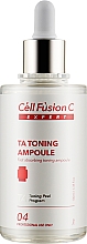 Парфумерія, косметика Сироватка для обличчя - Cell Fusion C TA Toning Ampoule