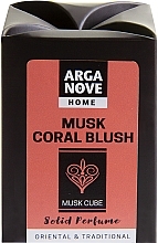 Парфумерія, косметика Ароматичний кубик для дому - Arganove Solid Perfume Cube Musk Coral Blush
