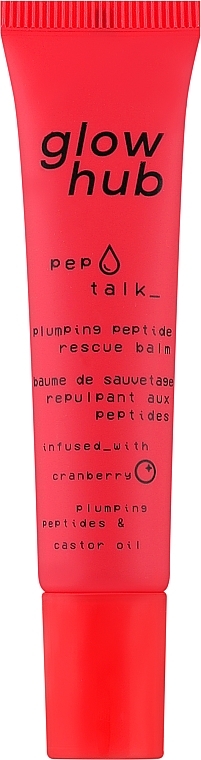 Питательный бальзам для губ с клюквой - Glow Hub Core Essentials Pep Talk Cranberry Lip Balm — фото N1