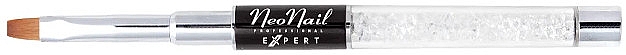 Кисть для нанесения геля плоская, 04 - NeoNail Professional Expert Flat Gel Brush — фото N1