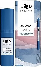 Нічна сироватка для обличчя з гліколевою кислотою - AA Cosmetics LAAB Night Serum 0.1% Glycolic Acid — фото N1