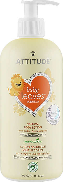 Лосьйон для тіла з грушевим нектаром - Attitude Natural Body Lotion Pear Nectar — фото N2