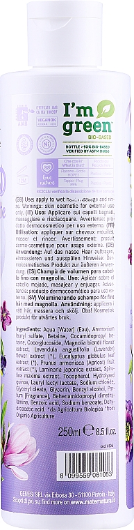 Шампунь для об'єму - MaterNatura Magnolia Volumising Shampoo — фото N2