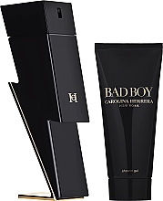 Carolina Herrera Bad Boy - Набор (edt/100ml + sh/gel/100ml) — фото N2