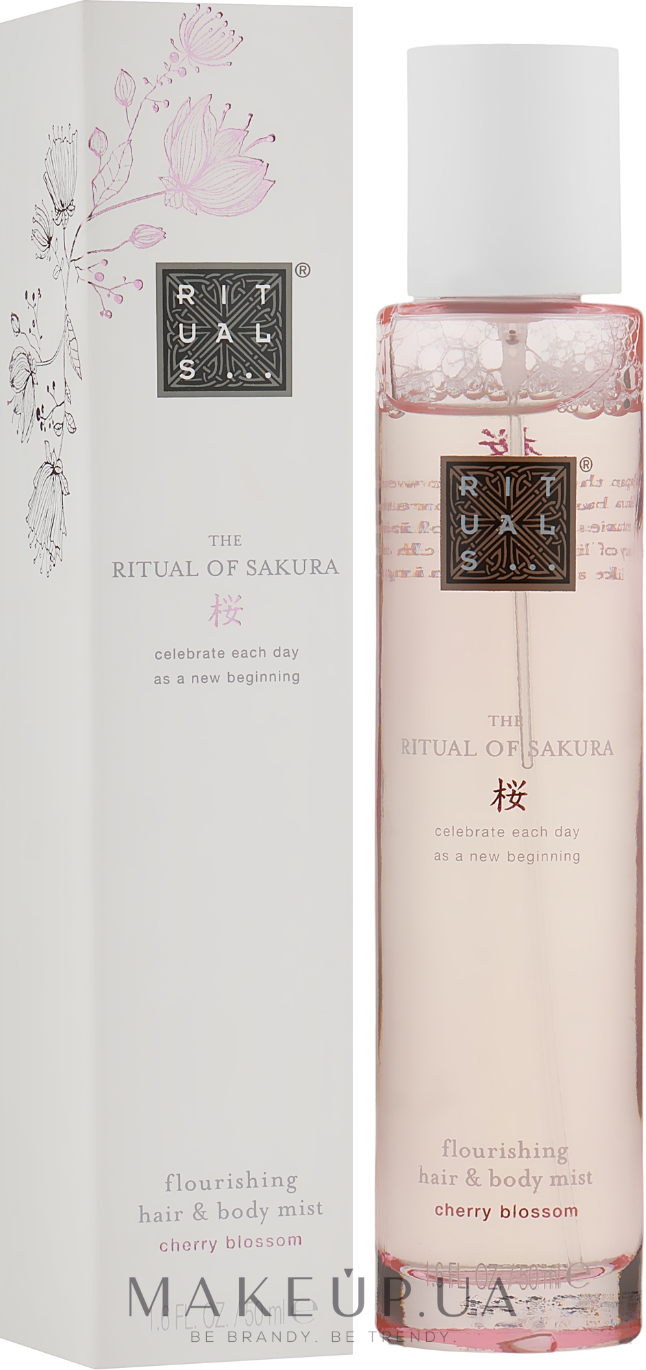 Мист для тела и волос - Rituals The Ritual Of Sakura Hair & Body Mist — фото 50ml