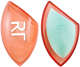 Парфумерія, косметика Спонж для макіяжу + футляр - Real Techniques Miracle Powder Summer Haze Makeup Sponge