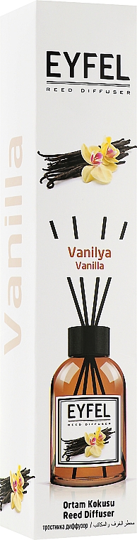 Аромадифузор - Eyfel Perfume Reed Diffuser Vanilla — фото N3
