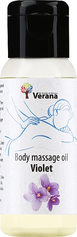 Массажное масло для тела "Violet Flower" - Verana Body Massage Oil — фото N1