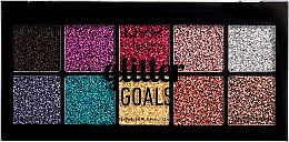 Духи, Парфюмерия, косметика Палетка кремовых глиттеров для лица и тела - NYX Professional Makeup Glitter Goals