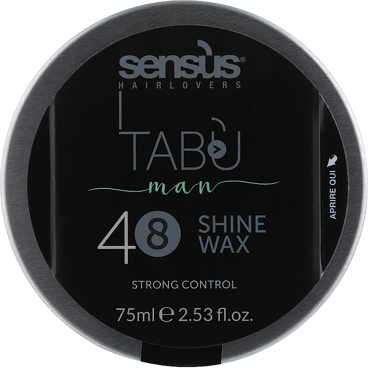 Воск с блеском для волос - Sensus Tabu Shine Wax 48 — фото N1