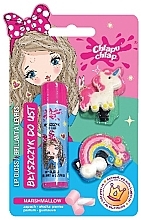 Блиск для губ з ароматом зефіру, із заколками - Chlapu Chlap Lip Gloss Marshmallow — фото N1