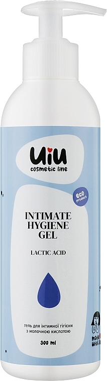 Мыло жидкое для интимной гигиены с молочной кислотой - Uiu Intimate Hygiene Gel 