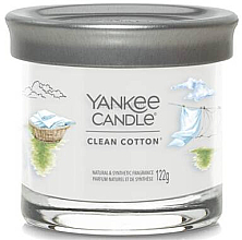 Духи, Парфюмерия, косметика Ароматическая свеча в стакане "Clean Cotton" - Yankee Candle Singnature Tumbler 