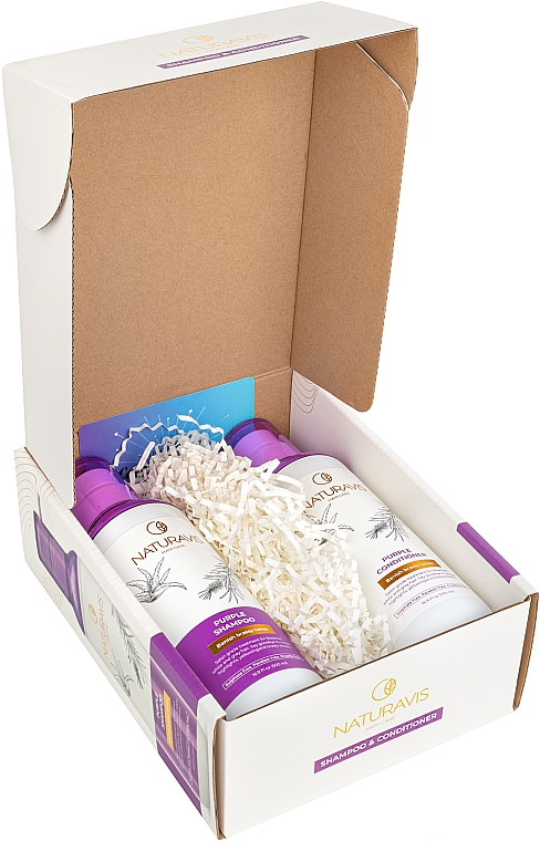Набор шампунь и кондиционер "Purple" - Naturavis Purple Shampoo & Conditioner Set (shm/500ml + cond/500ml) — фото N5