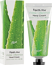 Парфумерія, косметика Крем з алое для рук - Farmstay Visible Differerce Hand Cream Aloe