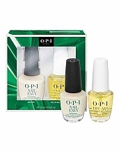 Духи, Парфюмерия, косметика УЦЕНКА Набор - OPI. Nail Treatments Holiday'21 Duo Pack (nail/streng/15ml + nail/oil/15ml) *