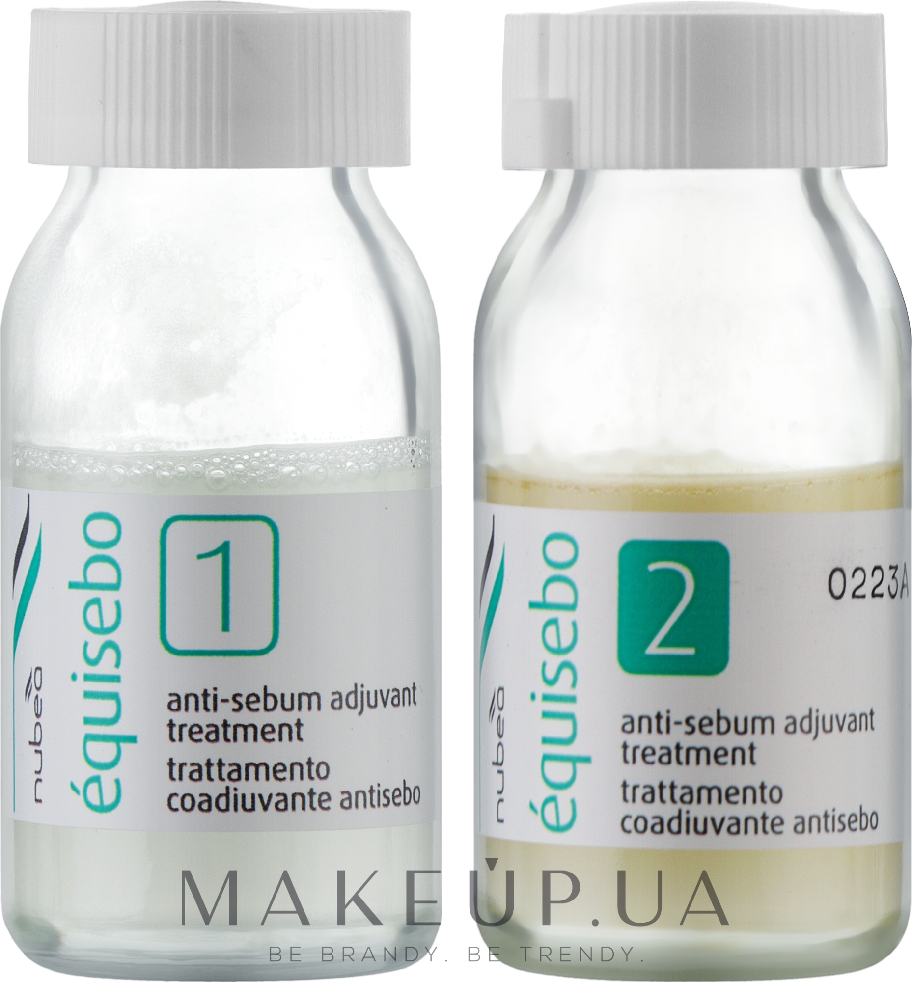 Терапія для жирної шкіри голови - Nubea Equisebo Anti-Sebum Adjuvant Treatment Vial — фото 12x9ml