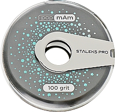 Сменный файл-лента в пластиковой катушке, 100 грит, 6 м - Staleks Pro Exclusive Pampam — фото N1