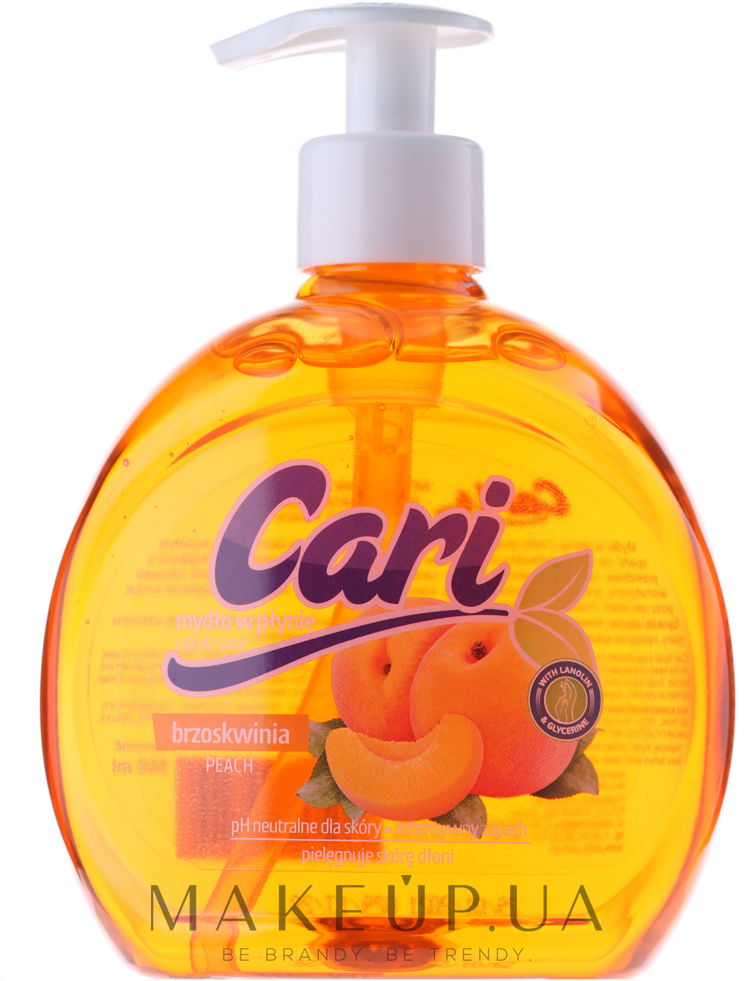Жидкое мыло "Персик" - Cari Peach Liquid Soap — фото 500ml