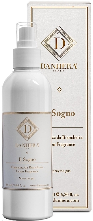 Ароматичний спрей для текстилю та меблів - Danhera Il Sogno Linen Fragrance — фото N1