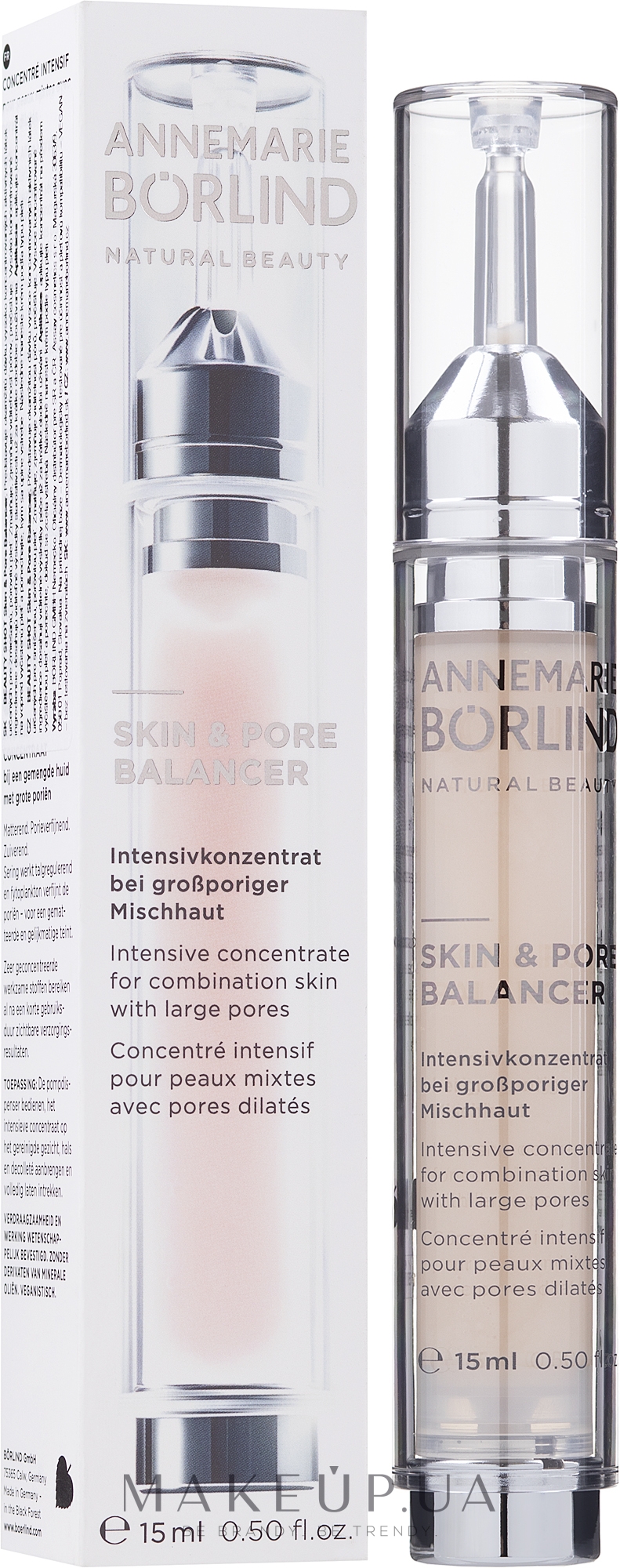 Интенсивный концентрат для комбинированной кожи лица - Annemarie Borlind Skin & Pore Balancer Intensive Concentrate — фото 15ml