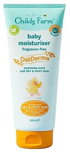 Молочко для тела, без отдушек - Childs Farm OatDerma Baby Moisturiser Fragrance-Free — фото N1