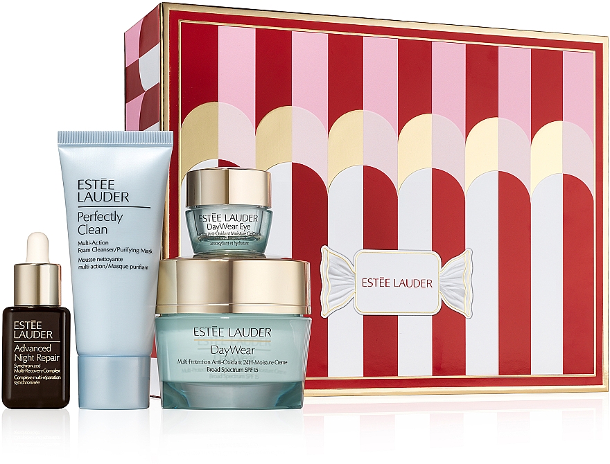 Набір - Estee Lauder DayWear (cr/50ml + serum/15ml + eye/cr/5ml + foam/mask/30ml)