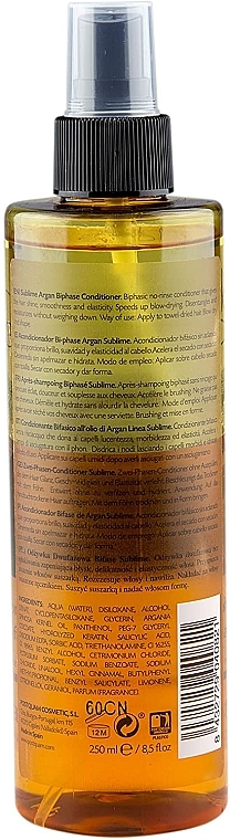 Двухфазный спрей-кондиционер для волос - PostQuam Argan Sublime Hair Care Bi-Phase Conditioner — фото N2