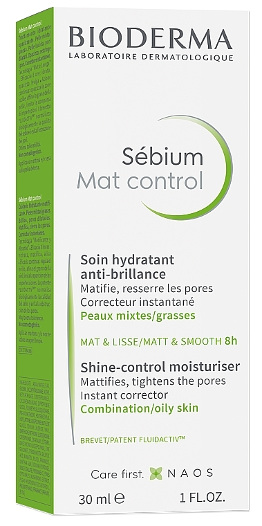 УЦІНКА Матуючий крем для обличчя - Bioderma Sebium Mat Control * — фото N2