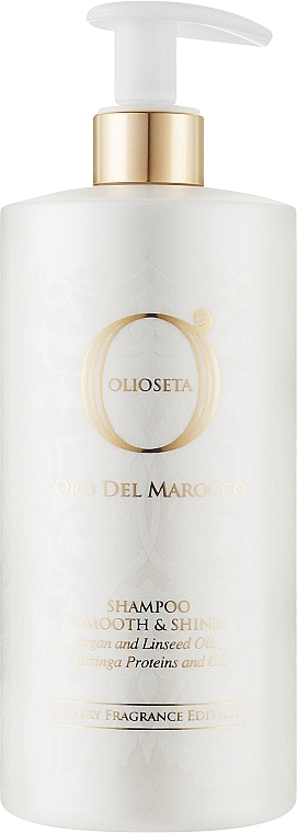 Шампунь для волос "Гладкость и блеск" - Barex Italiana Olioseta Oro Del Marocco Smooth & Shine Shampoo — фото N3