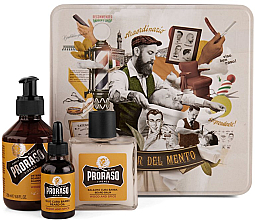 Парфумерія, косметика УЦЕНКА Набор - Proraso Wood & Spice Beard Kit (balm/100ml + shmp/200ml + oil/30ml) *