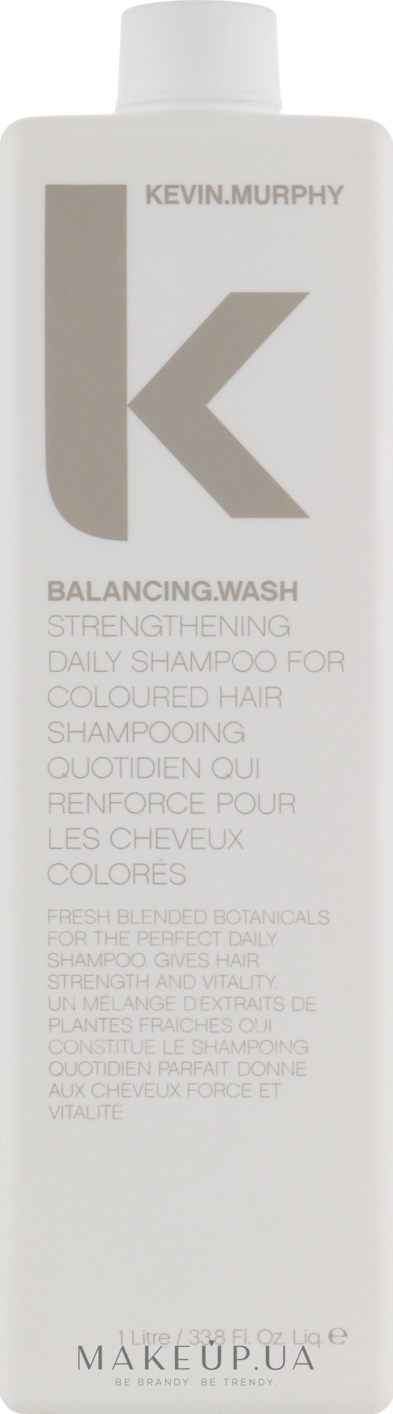 Зміцнювальний щоденний шампунь для фарбованого волосся - Kevin.Murphy Balancing.Wash — фото 1000ml