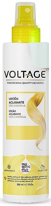 Осветляющий лосьон с ромашкой - Voltage Prebiotic Hair Technology Chamomile Lightening Lotion — фото N1