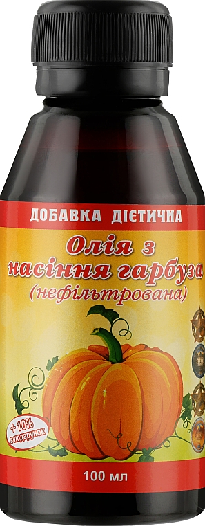 Дієтична добавка "Олія насіння гарбуза" - Мирослав — фото N1