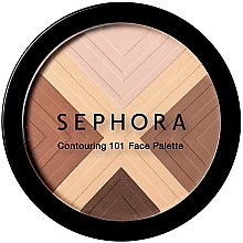 Духи, Парфюмерия, косметика Контуринг-палетка для лица - Sephora Contouring 101 Face Palette