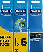 Сменная насадка для электрической зубной щетки, 6 шт. - Oral-B Precision Clean  — фото N1
