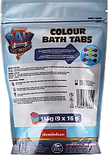 Шипучі кольорові пігулки для ванн - Nickelodeon Paw Patrol Movie Colour Bath Tabs — фото N2