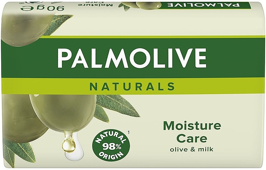 Тверде мило "Оливка та Молочко Інтенсивне зволоження" - Palmolive Naturel — фото N1