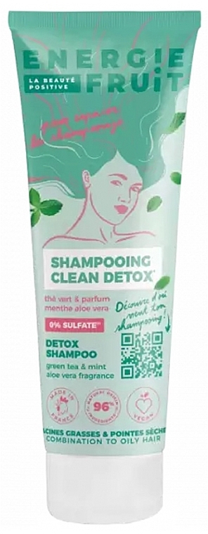 Шампунь для волос - Energie Fruit Clean Detox Shampoo — фото N1