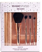 Парфумерія, косметика Набір пензлів для макіяжу, 5 шт. - Magic Studio Rose Quartz Make-Up Brush Set