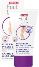 Духи, Парфюмерия, косметика Лосьон для ухода за ногами - Titania Foot Care Carling Foot&Leg Lotion