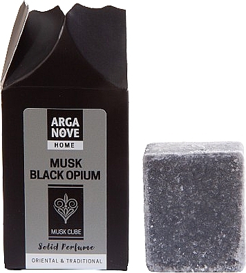 Ароматический кубик для дома - Arganove Solid Perfume Cube Musk Black Opium — фото N2