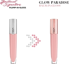 Блиск для губ з ефектом об'єму - L'Oreal Paris Glow Paradise Balm-in-Gloss — фото N2