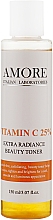 Парфумерія, косметика Концентрований тонік з вітаміном С для сяйва шкіри - Amore Vitamin C 25% Extra Beauty Toner