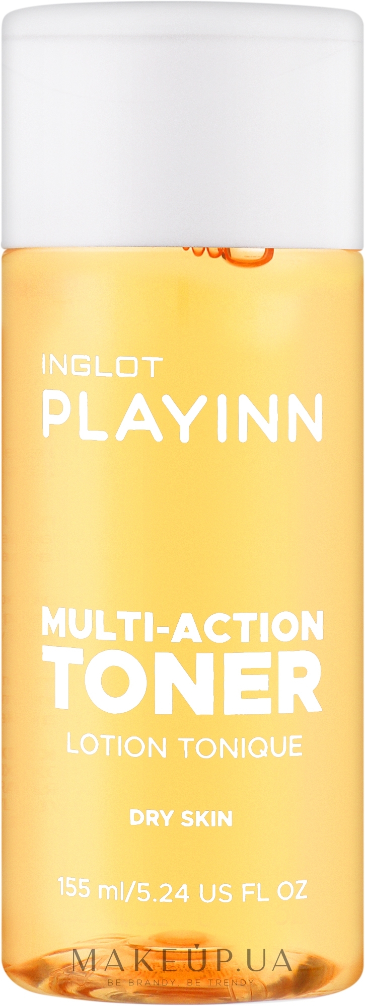 Багатофункціональний тонік для сухої шкіри - Inglot Playinn Multi-Action Toner Dry Skin — фото 155ml
