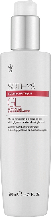 Мультиактивный очищающий гель для лица - Sothys Glisalac Skin Preparer — фото N1