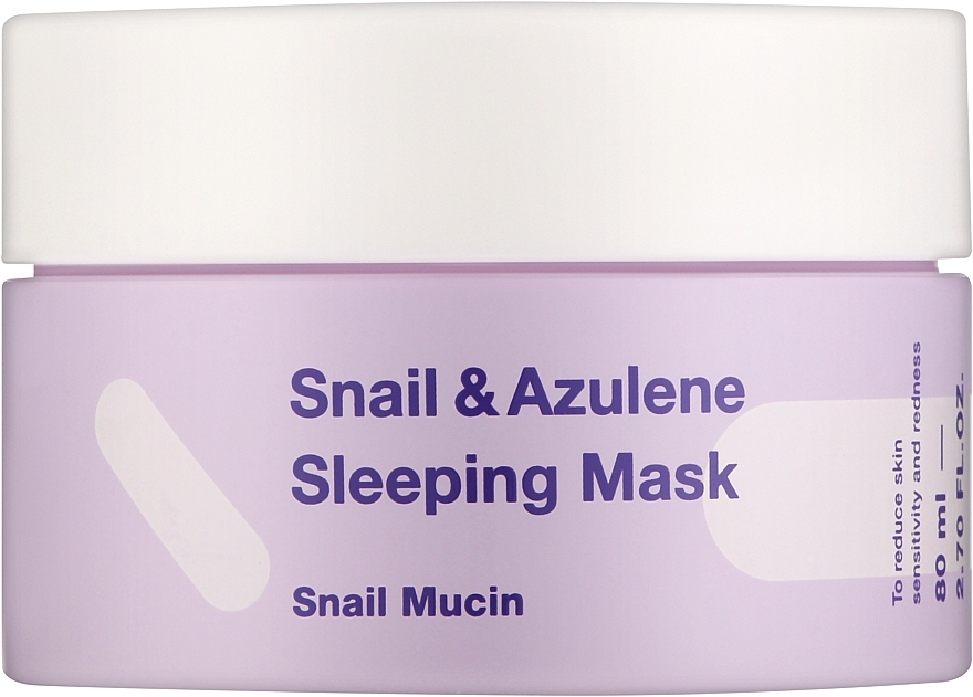 Ночная маска с экстрактом улитки и азуленом - Tiam Snail & Azulene Sleeping Mask — фото N1