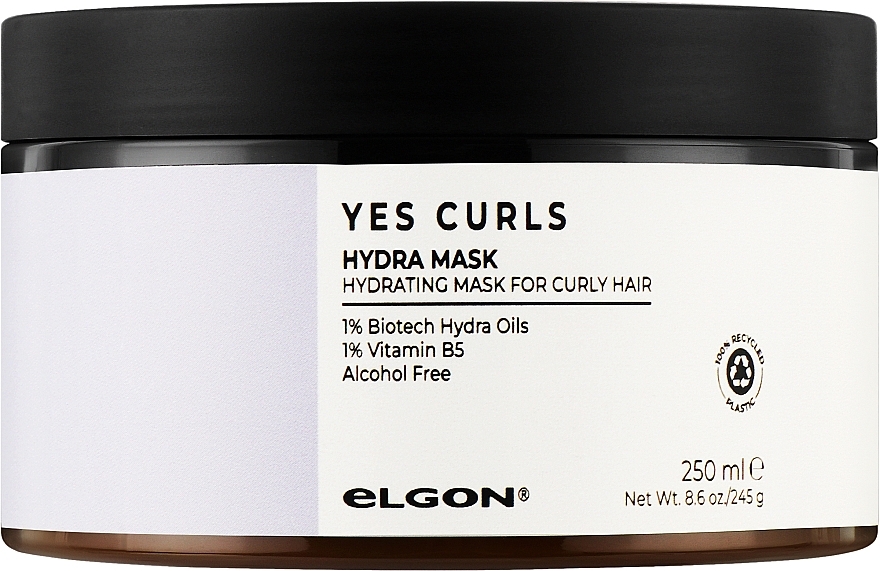 Увлажняющая маска для вьющихся волос - Elgon Yes Curls Hydra Mask — фото N1
